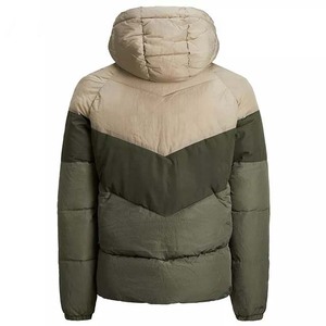 Wholesale High Quality Custom Unisex Puffer <b>Jacket</b> with Stand Collar & Front Logo Waterproof Breathable Winter <b>Jacket</b> for Adults - Product Image 4
