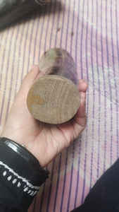 แก้วลายหมีแบบวินเทจทำมือรูปเขาสัตว์แกะสลักแบบสั้นทำด้วยมือทำจากธรรมชาติสไตล์สัตว์โบราณออกแบบได้ตามที่ต้องการ - Product Image 2