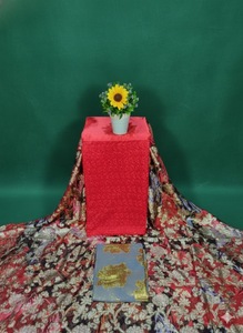 ผ้าแจ็คการ์ดลายเพสลีย์ประดับกลิตเตอร์อย่างประณีต ผลิตจากผ้าฝ้าย/โพลีเอสเตอร์ สำหรับชุดเดรสงานปาร์ตี้ สไตล์โซมาเลีย แฟรนซาวี ดีแรค หรูหรา ระดับไฮแฟชั่น - Product Image 5