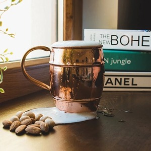 Metal Original and Pure Copper Mug Handmade High Quality Copper Mug for <b>Drinkware</b> Hotel Bar Home School Copper Mug - Product Image 4