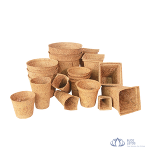 Pot suspendu carré en fibre de coco, minimaliste, biodégradable, écologique, respirant, contrôle de l'humidité, le plus recherché - Product Image 1