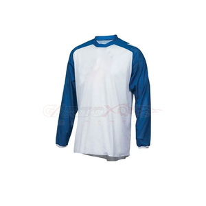 Traje de Motocross para Hombre, Manga Larga, Blanco y Azul, Poliéster, Impermeable, Transpirable, para Verano y Otoño, Kit para Adultos - Product Image 3