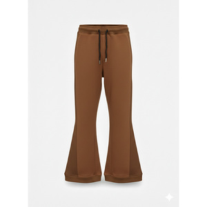 Pantalon homme coupe slim et à revers, style Hip Hop, pantalon de sport, pantalon évasé ample tendance, vente en gros - Product Image 5