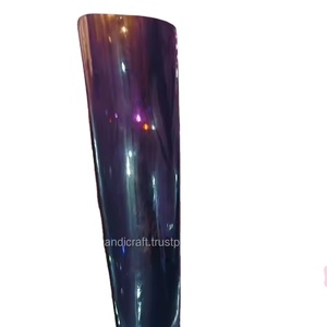 รองเท้าหนังวัวส้นแบนยาว20ซม. งานหัตถกรรมรูปสัตว์วัสดุอินทรีย์ขัดเงายุโรปตกแต่งบ้าน - Product Image 1