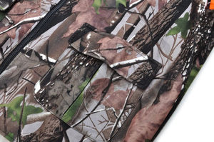 Chaleco de caza personalizado de doble cara con camuflaje verde y naranja, diseño de camuflaje duradero para bosques, chaleco de caza unisex. - Product Image 6