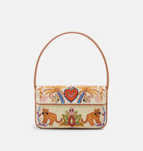 Sac messager pour femme, style bohème indien, en coton léger, grande capacité, fait main, broderie, pour soirée et shopping - Product Image 2