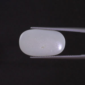 Opale blanche naturelle, pierre précieuse en vrac, 5,62 carats, taille coussin 19x11mm, certifiée IGI, taillée et polie à la main, légèrement cirée/huilée, idéale pour - Product Image 3