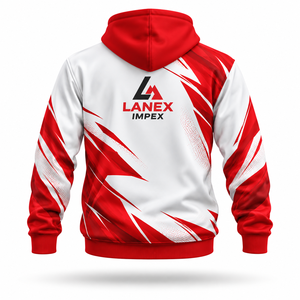 Sweat-shirts à capuche personnalisés de haute qualité imprimés par sublimation, impression intégrale, pour hommes, vêtements de sport, fournisseur en gros - Product Image 3