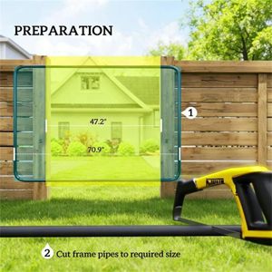 Cancello in rete metallica nera per recinzione da giardino e tralicci - Categoria prodotti cancelli e tralicci - Product Image 2