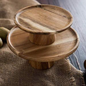 Soporte de Madera Hecho a Mano de Lujo para Tartas, Base Sólida y Gruesa, Estilo Moderno Antiguo, Tamaño Personalizado para Recepciones, Buffets de Postres y Catering - Product Image 5