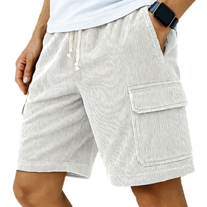 Pantalones Cortos Chino de Algodón Ecológico para Hombre, Directo de Fábrica, Largura Media, Estilo Vintage Casual, 4 Bolsillos, Transpirables, Proveedor ODM - Product Image 3