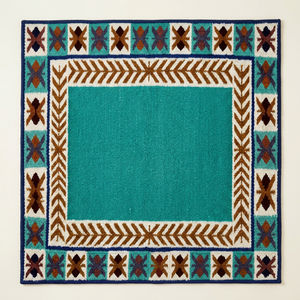 Fabricant de la meilleure qualité de selle Western Horse Riding Ranch Pad 100% Nouvelle-Zélande Laine 1/2 "Épaisseur 34" x 41 "Polycoton - Product Image 1