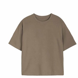 T-shirt personnalisé surdimensionné 100% coton, col rond, streetwear pour hommes et femmes - Product Image 2