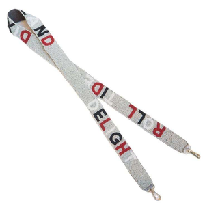 Accesorio para el Día del Partido de Fútbol Americano de los Oklahoma Boomer Sooners: Correa para Bolso con Cuentas y Diseño Hotty Toddy, Ajustable, Bordado - Product Image 4