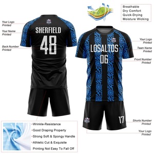 Uniformes de Fútbol Personalizados con Sublimación, Conjuntos Transpirables para Equipos de Fútbol, Camisetas para Jóvenes y Hombres, Kit Verde y Blanco - Product Image 3