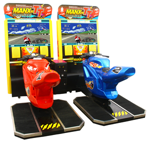 เครื่องเกมแข่งรถ HGR indoor arcade รุ่น Full-Size Arcade Man XTT Bike ขนาด 32 นิ้ว สำหรับผู้ใหญ่ 2 คน - Product Image 4
