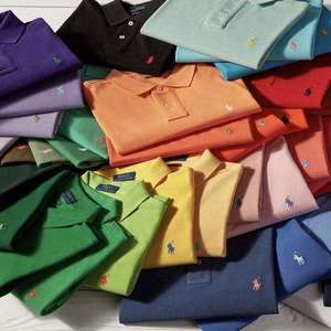 Lots de T-shirts de golf en coton pour enfants de marque, excédents de production, annulations de commandes, surplus, collets, vente en gros - Product Image 2