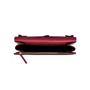 Bolso de Mano Tipo Clutch de Cuero Rojo de Alta Calidad para Mujer, Elegante Bolso de Hombro con Cadena para Fiesta, Pedido al por Mayor con MOQ Bajo - Product Image 4