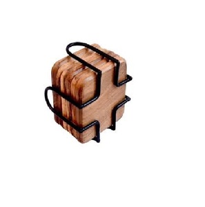 Wholesale Eco-Friendly Rabeh Brand Classic Square <b>Beer</b> <b>Coasters</b> Mats Pads Marble Acacia Wood Customized Design Uttar Pradesh - Product Image 2
