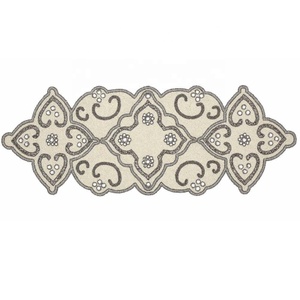 High Quality Handcrafted Glass Beaded <b>Table</b> <b>Runner</b> Non Slip Elegant <b>Dining</b> <b>Table</b> Centerpiece for Wedding Parties - Product Image 3