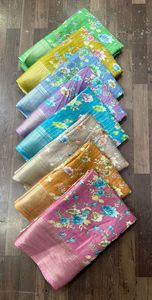 Tela de secado rápido para ropa de mujer y niña, material floral Dola Rico, tejido ligero para blazer, trajes, vestidos, sari, artículos en stock. - Product Image 5