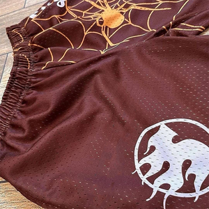 <b>Men's</b> Solid Quick Dry Breathable Fitness Bodybuilding Basketball <b>Shorts</b> with Pockets Heat-Transfer Printing - Product Image 5