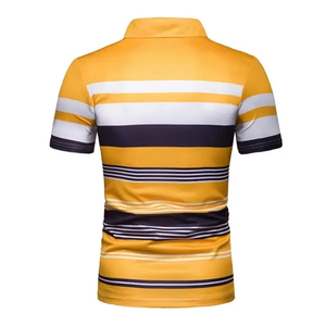 เสื้อยืดลำลองผู้ชายขายส่ง ผ้าเนื้อนุ่ม ระบายอากาศได้ดี แห้งเร็ว เสื้อโปโลผู้ชายไซส์ใหญ่ - Product Image 2