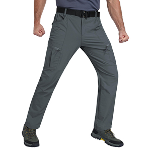 Pantalon de randonnée fabriqué en usine, durable, tissu à séchage rapide, avec poches sécurisées pour l'alpinisme et le camping - Product Image 1