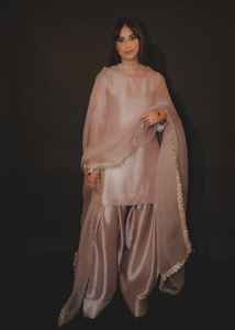 Trajes Farshi Shalwar Kameez indios y pakistaníes en tela de seda, ropa formal, vestidos casuales lisos para mujer, alta calidad - Product Image 2