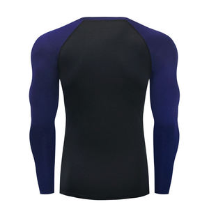 High Quality <b>Compression</b> <b>Shirt</b> Quick Dry Training Wear Breathable Long Sleeve Top High Elasticity <b>Mens</b> Fitness <b>Shirt</b> - Product Image 2