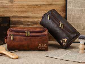 Personalized Genuine Leather Luggage Tags Travel Bag Tags Privacy Flap Suitcase <b>Name</b> <b>Labels</b> Custom Foil TYG-0143 - Product Image 5