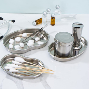 Instrumentos Quirúrgicos Holloware, Bandejas Médicas de Acero Inoxidable, Cuencos, Plato Renal, Juego Reutilizable - Product Image 3