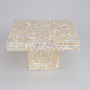 Single Tier Mother of Pearl Cake Stand Unique Serving Accessories From India by RF <b>Crafts</b> Cake <b>Tools</b> - Product Image 1