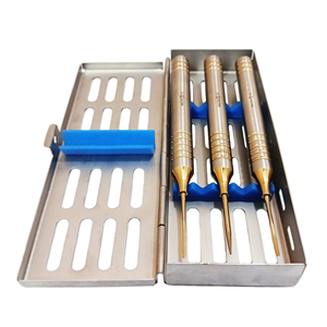 Kit de tornillos para extracción de raíces de dientes Periotome, instrumentos dentales de grado quirúrgico de alta precisión para extracción de dientes mínimamente invasiva - Product Image 1