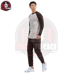 Buen Proveedor OEM ODM con Logotipo Personalizado, Camisetas Raglán de Manga Larga de Algodón de Tono Brillante, Corte Moderno para Hombre - Product Image 4