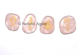 Parcourez notre collection unique d'objets artisanaux en pierres semi-précieuses, ensembles de pierres d'Aventurine verte Usui Reiki - Product Image 2