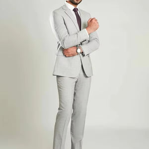 Costume trois pièces élégant et moderne pour homme 2026 – Blazer anti-plis coupe ajustée pour affaires - Product Image 4