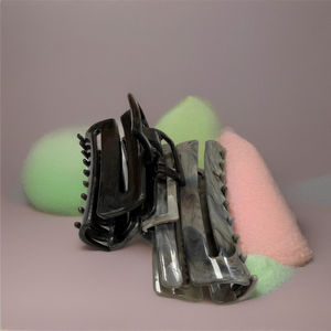 Pinzas de Pelo Ligeras y Ajustables de ABS Sostenible, Accesorios de Pelo de Lujo con Diseño de Caparazón de Tortuga para Boutiques y Uso Diario - Product Image 6