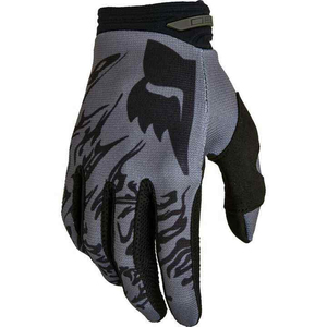 Unisex Black White Printed Motorcycle <b>Gloves</b> Breathable All Seasons Wear - Product Image 3