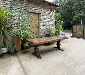 Chaise de salle à manger YUSHAN en bois massif noir avec dossier en échelle, pieds en bois, design moderne, mobilier de salle à manger, modèle non pliable - Product Image 4