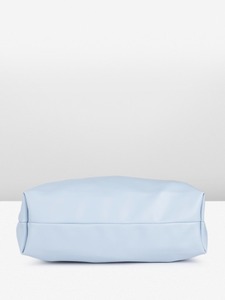 Bolso de Mano de Cuero Genuino de Lujo para Mujer, Pequeño, con Cierre de Cremallera, de Poliéster, Color Sólido - Product Image 4