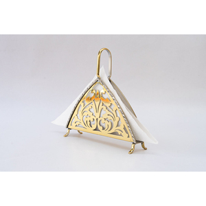 Porta Servilletas de Diseño Único en Metal Dorado con Decoración Islámica, Dispensador de Servilletas con Diseño de Luna y Mezquita para Ramadán Kareem y Eid Mubarak - Product Image 6