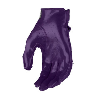 American Football Gloves Leather Full Finger Breathable Non-Slip Adjustable Wrist Strap <b>Hook</b> Loop Closure High Quality for - Product Image 4