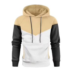 Solid Color Men's Winter Hoodie Fleece Warm Eco-Friendly Polyester/Cotton Loose Breathable Street Casual 350g - Product Image 5