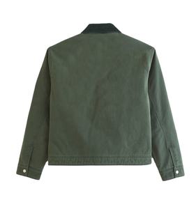 Streetwear personnalisé en toile de coton unisexe avec fermeture éclair menuisier pour camionneur vêtements de travail vintage vestes de travail de travailleur pour hommes - Product Image 2