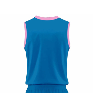 Ropa deportiva para exteriores a precios bajos, uniformes de baloncesto, conjunto de camiseta sin mangas y pantalones cortos de malla de poliéster para jóvenes. - Product Image 2