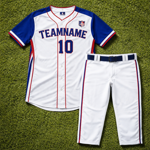 Uniforme de Béisbol Personalizado para Equipo, Talla Grande, Secado Rápido, Tela de Poliéster Transpirable, Sublimado, Bordado con Nombre y Número del Jugador - Product Image 1