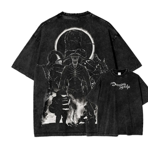 เสื้อยืดสตรีทแวร์สั่งทำพิเศษระดับไฮเอนด์ ลายปลาญี่ปุ่น ผ้าฝ้ายทรงหลวม ผู้จัดจำหน่าย - Product Image 5