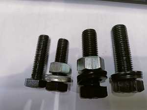 Vis et écrou à tête hexagonale (vis et écrou haute résistance) Gr 8.8 (DIN 933 et DIN 931) - Product Image 4