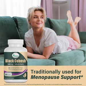 Cápsulas de <span class=keywords><strong>Black</strong></span> <span class=keywords><strong>Cohosh</strong></span> OEM/ODM com Extrato de Raiz de <span class=keywords><strong>Black</strong></span> <span class=keywords><strong>Cohosh</strong></span>, Suplemento para Apoio à Menopausa e Suporte Nutricional - Product Image 2